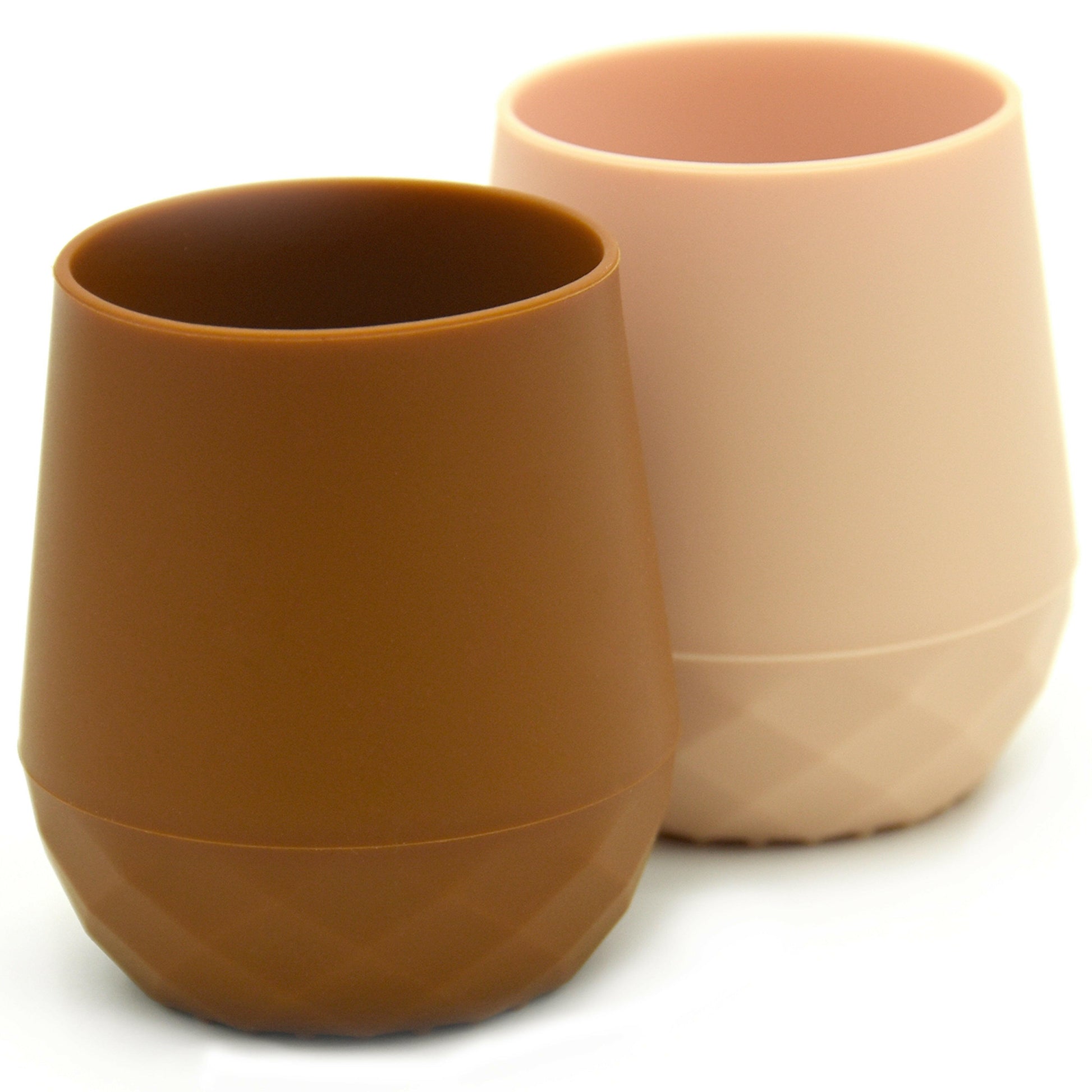 Tiny Baby Cups for 4 months+ (Caramel Brown) - teensy peepsy